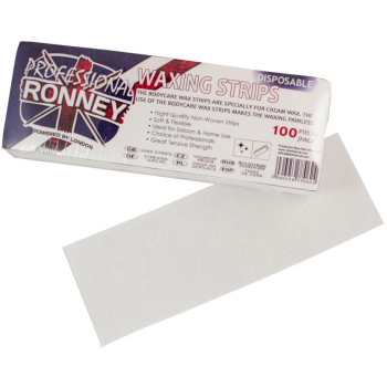RONNEY - Paski do depilacji WAX STRIPS (7cmx20cm) 100 szt.   